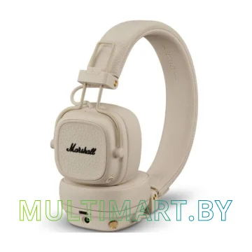 Наушники Marshall Major V (кремовый) картинка 2